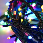 Гирлянда Neon-night 'Твинкл Лайт' 20 м, черный каучук, 240 диодов, цвет мультиколор, фото3
