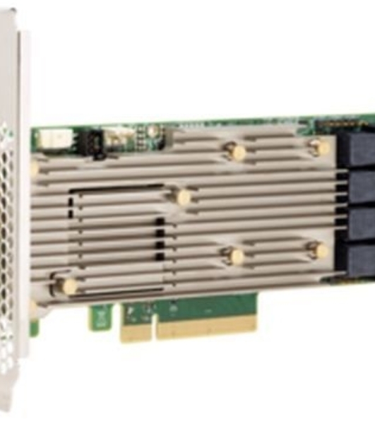 Контроллер MegaRAID 9460-16I SGL (05-50011-00), PCIe 3.1 x8 LP, SAS/SATA/NVMe, RAID 0,1,5,6,10,50,60, 16port(4 * int SFF8643), 4Gb Cache, 3516ROC