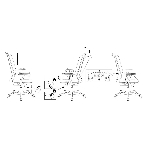Кресло Бюрократ MC-611N TW-01 38-418 черный, сетка/ткань, 120 кг, механизм качания, фото7