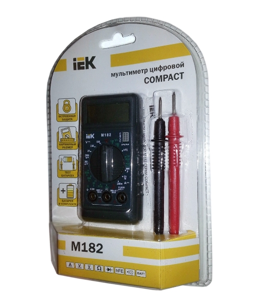 Мультиметр IEK Compact M182 цифровой