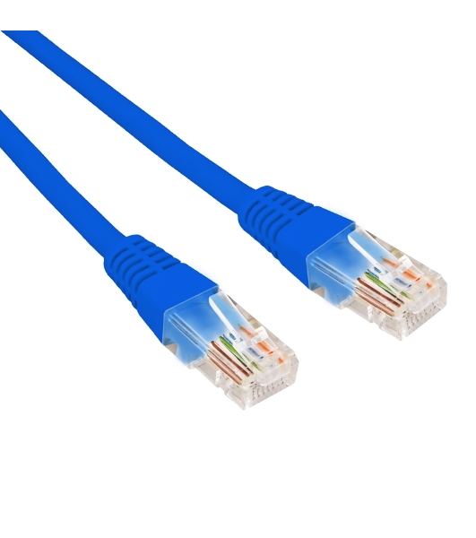 Патч-корд U/UTP Rexant cat.6, RJ45-RJ45, неэкранированный, 26AWG, LSZH, синий, 1 м