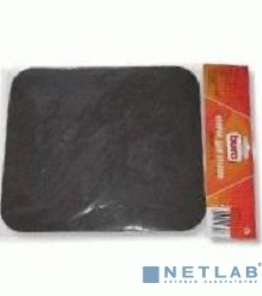 Коврик для мыши BURO BU-CLOTH/black матерчатый, черный, 220 х 250 х 4 мм