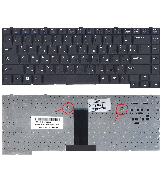 Клавиатура для ноутбука LG LE50 LM60 LM70 LS55 LS70 V1 черная