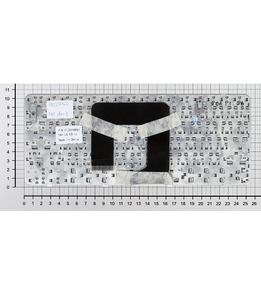 Клавиатура для ноутбука HP Mini 311 Pavilion DM1 DM1-1000 DM1-1100 DM1-2000 серебристая