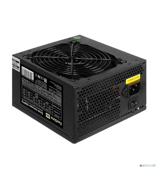 Блок питания ExeGate 500PPE (EX260641RUS-PC), 500Вт, 120мм, черный