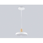 Светильник Ambrella light FL4838 WH/WD белый/дерево 24W 3000-6000K D200*800 (без ПДУ), фото6
