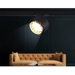 Трековый однофазный светильник Ambrella light GL5381 BK/GD черный/золото GX53 max 12W D95*130, фото7