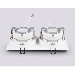 Светильник Ambrella light TN52343/2 SWH/GWH белый песок/белый глянец GX53 max 12W 220*115*25, фото5