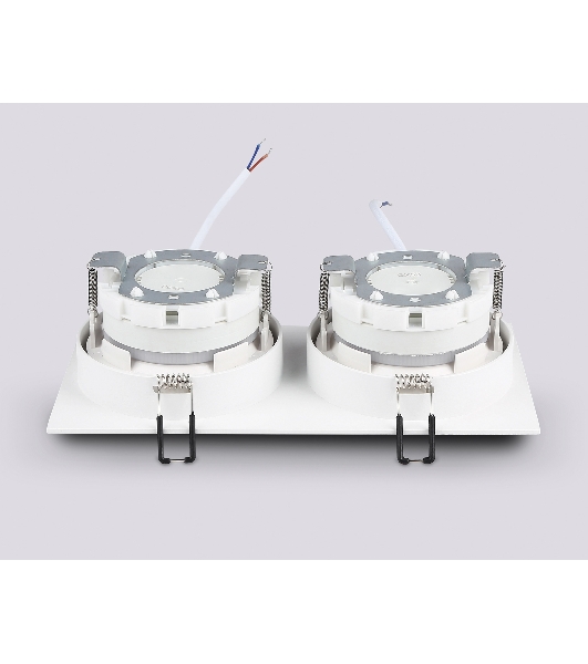 Светильник Ambrella light TN52343/2 SWH/GWH белый песок/белый глянец GX53 max 12W 220*115*25
