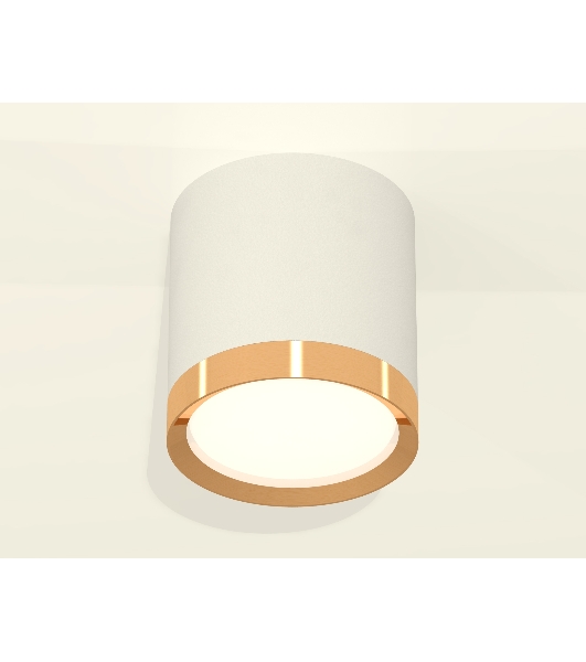 Светильник Ambrella Light XS8141004 SWH/PYG белый песок/золото желтое полированное GX53 (C8141, N8124)