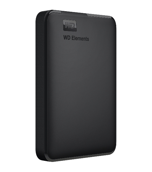 Внешний HDD 2.5' Western Digital Elements Portable, 1TB, USB 3.2 Gen 1 Type-A, 5400 rpm, черный