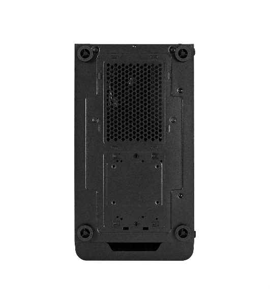 Компьютерный корпус Miditower ExeGate EVO-9202 (ATX, без БП, с окном, 1*USB+1*USB 3.0, аудио, 3 вент. 12см с RGb подсветкой)