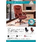 Кресло Бюрократ T-9925WALNUT/BLACK черный, кожа, фото18