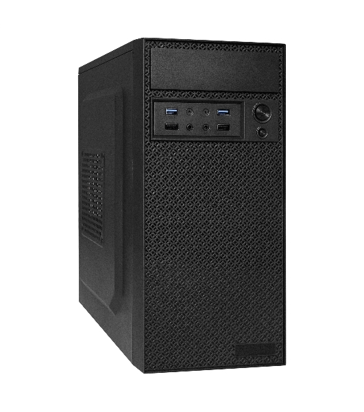 Компьютерный корпус Minitower ExeGate BAA-109U2-UNS400 (mATX, БП UNS400 с вент. 12см, 2*USB+2*USB 3.0, аудио, черный)