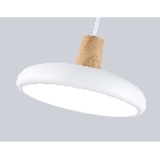 Светильник Ambrella light FL4838 WH/WD белый/дерево 24W 3000-6000K D200*800 (без ПДУ), фото5