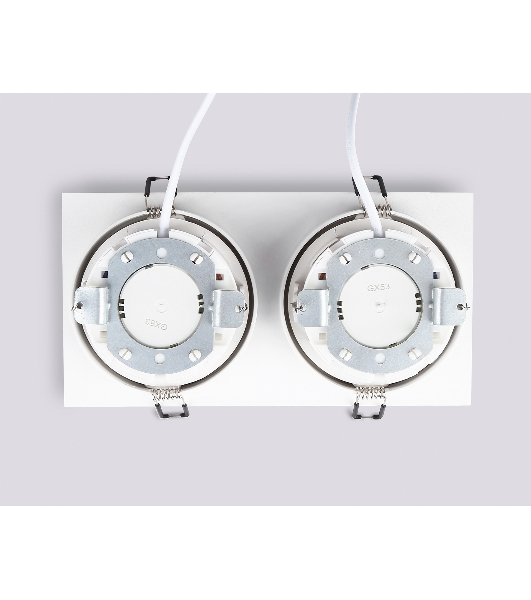 Светильник Ambrella light TN52343/2 SWH/GWH белый песок/белый глянец GX53 max 12W 220*115*25
