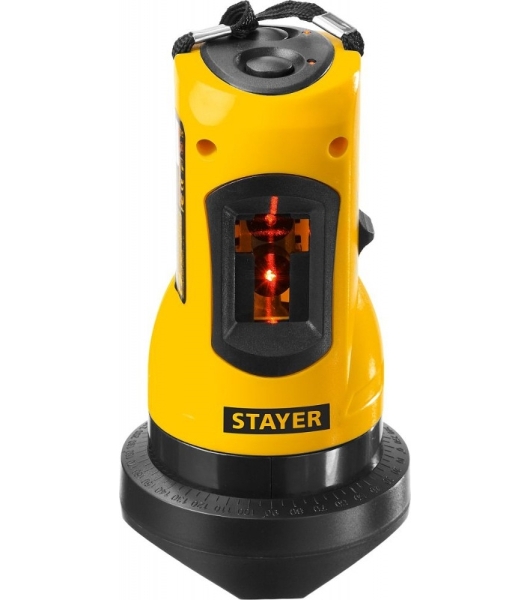 Нивелир лазерный линейный SLL-2, STAYER 34960-H2, штатив, кейс, 10м, точн. +/-0,5 мм/м