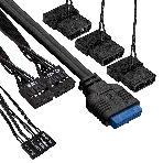 Компьютерный корпус Miditower ExeGate EVO-9202 (ATX, без БП, с окном, 1*USB+1*USB 3.0, аудио, 3 вент. 12см с RGb подсветкой), фото8
