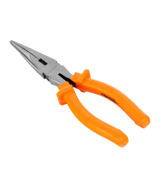 Длинногубцы Sparta Classic, 200 мм, прямые шлифованные, пластмассовые рукоятки