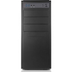 Корпус Foxline FL-886-U3C, Midi-Tower, чёрный, без вентиляторов в комплекте, фото2