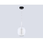 Подвесной светильник Ambrella light LH11121 BK/WH/CL черный/белый/прозрачный E27 max 60W D175*310, фото6