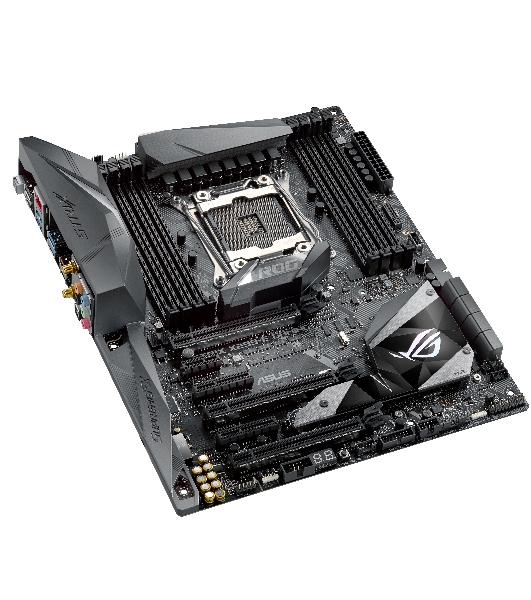 Материнская плата ASUS ROG STRIX X299-E GAMING II, LGA 2066, Intel X299, 8xDDR4, 8xSATA, 3xM.2, 1xPCIe 3.0 x8, 2xPCIe 3.0 x16, 1xPCIe x4, 1xPCIe x1, 2x 2.5Gb LAN, 1xUSB 3.2 Gen 2, 3xUSB 3.2 Gen 2, 2xUSB 2.0, 5x3.5 мм, 7.1, ATX