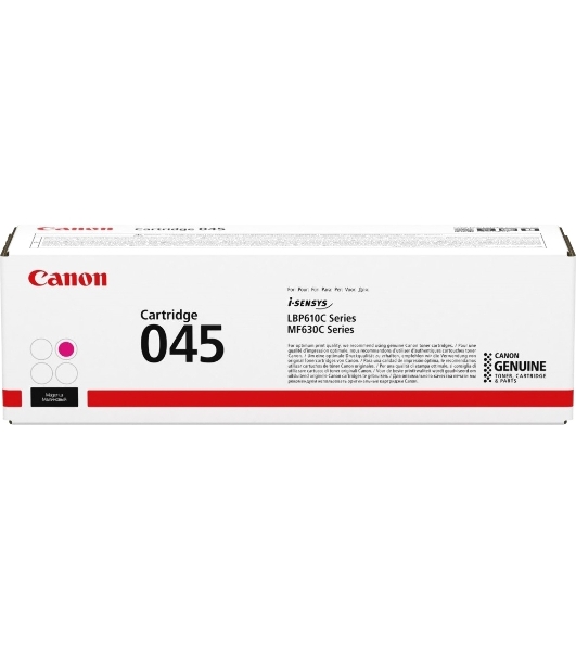 Картридж лазерный Canon 045M пурпурный, 1300 стр., для i-SENSYS MF631/633/635, LBP611