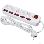 Сетевой фильтр Buro 500SH-3-SW-W 3 м, 5 розеток, белый, коробка, фото13