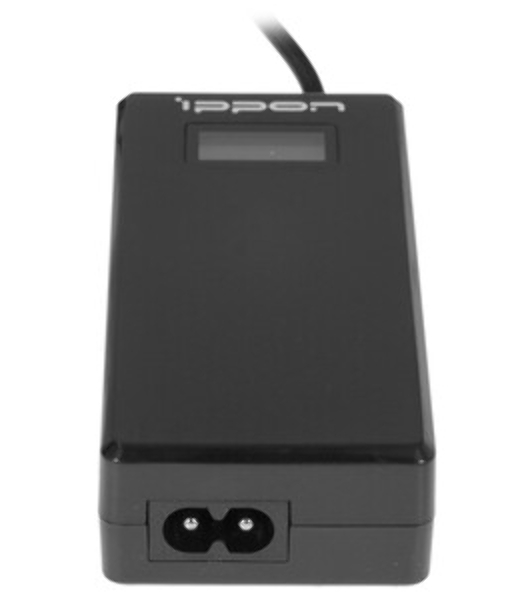 Блок питания Ippon D65U автоматический 65W 15V-19.5V 8-connectors 1.5A 1xUSB 2.1A от бытовой электросети LСD индикатор