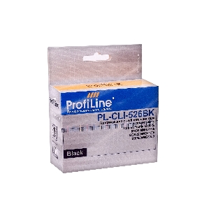 Картридж струйный ProfiLine PL-CLI-526BK с чипом для принтеров Canon Pixma IP4850/MG5150/MG5250/MG6150/MG8150 Black водн