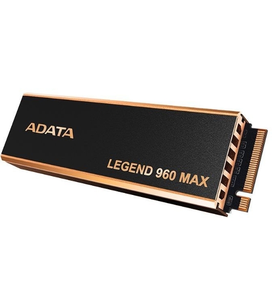 Накопитель SSD ADATA LEGEND 960 MAX, 4Tb, M.2 2280, PCIe 4.0 x4, NVMe, R/W 7400/6800, с радиатором