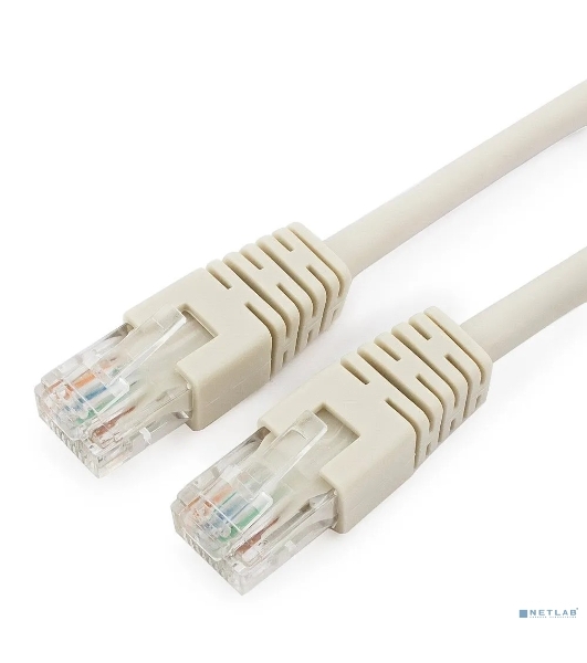 Патч-корд UTP Cablexpert PP6U-2M cat.6, 2м, литой, многожильный, серый