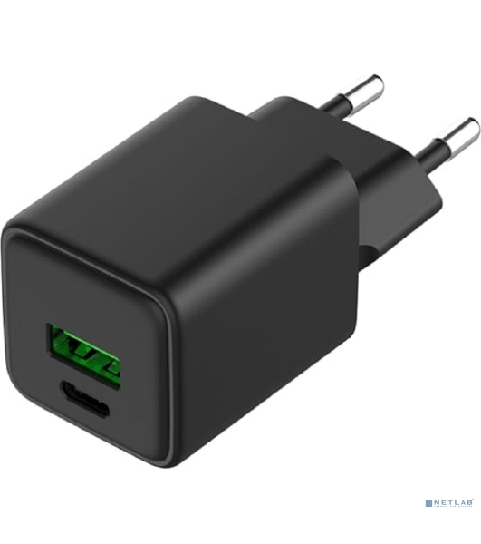 Сетевое зарядное устройство Rexant с двумя портами USB-A и Type-C, 30Вт GaN