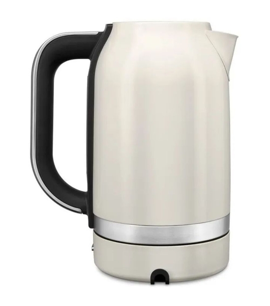 Чайник электрический KitchenAid, 1.7 л, регулировка температуры 50-100 градусов, съемный фильтр от накипи, индикация уровня воды, автоматическое отключение, белый