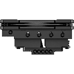 Кулер ID-COOLING IS-55 черный 120мм алюминий+медь 2000rpm 31.5db 4-pin 125W 55мм, фото9