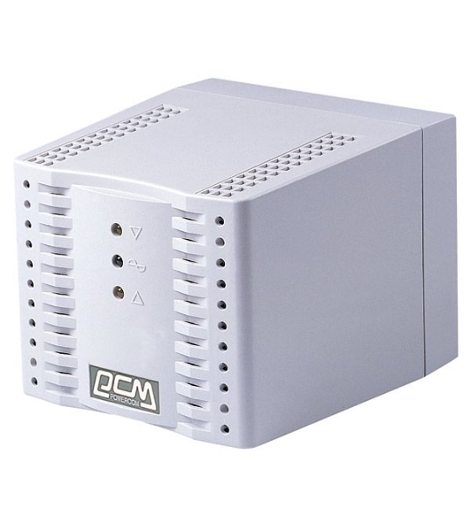 Стабилизатор напряжения Powercom TCA-1200 600Вт 1200ВА белый