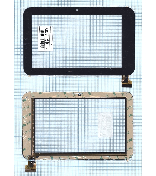 Сенсорное стекло (тачскрин) ZCC-2265V2 HD13-549, черное