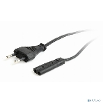 Кабель питания Cablexpert для ноутбуков, аудио/видео техники 1,8м, VDE, 2-pin, черный, пакет' (PC-184-VDE-1.8М), фото 1