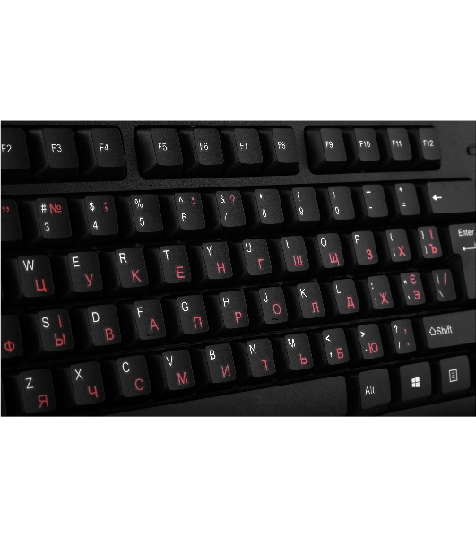 Клавиатура SVEN KB-S300 проводная, USB Type-A, чёрный