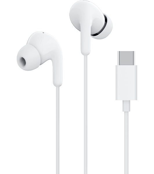 Проводные наушники Xiaomi Type-C Earphones белый, внутриканальные, USB Type-C