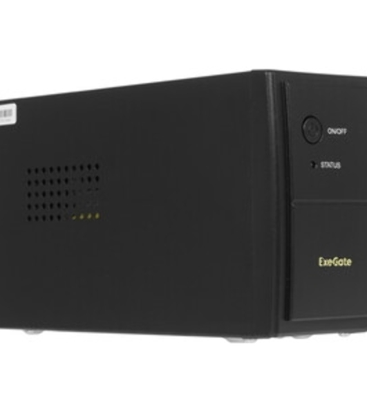 Источник бесперебойного питания ExeGate Power Back BNB-400.LED.AVR.4C13 <400VA/240W, LED, AVR, 4*C13, металлический корпус, Black>