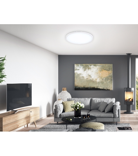 Светильник светодиодный ультратонкий Ambrella light FZ1955 WH белый IP54 26W 5000K D370*15 (Без ПДУ)