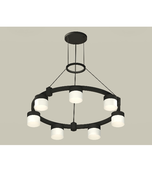 Светильник Ambrella light XR92051604/7 SBK/FR черный песок/белый матовый GX53  (A9205, C9238, N8402)