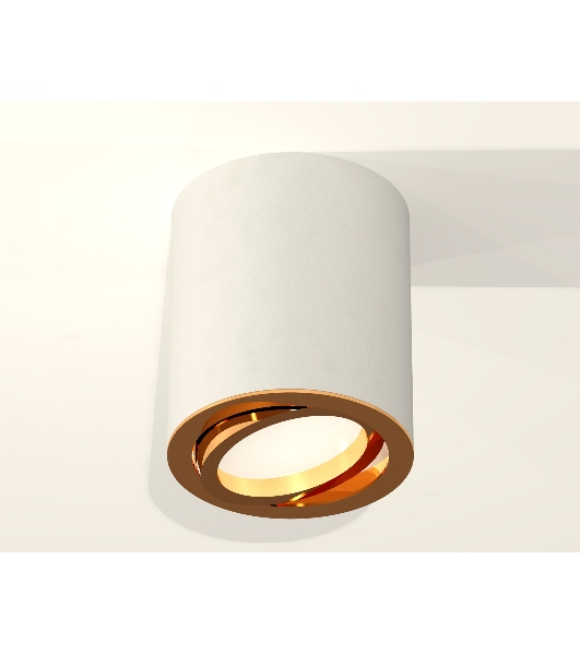 Светильник Ambrella Light XS7421003 SWH/PYG белый песок/золото желтое полированное MR16 GU5.3 (C7421, N7004)