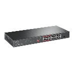 Коммутатор TP-Link 16-port 10/100Mbps + 2-port Gigabit unmanaged switch with 16 PoE+ ports, compliant with 802.3af/at PoE, 150W PoE budget,  support 250m Extend Mode, priority mode and Isolation mode, rackmount, plug and play., фото3