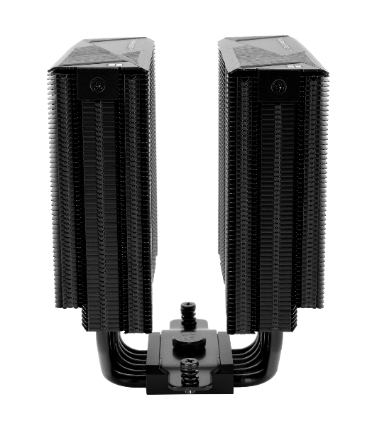 Кулер для процессора Thermalright Royal Pretor 130 черный (4-pin PWM, 158мм, Ni/Cu, 6x6мм, 1x120+1x130мм, 80.45CFM/81.88CFM, 29.4dBA/28.3dBA, 2150PM/1750RPM, S: 1200, 1700, 1851, 2011, 2066, 115X, AM4, AM5, black)