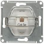 Механизм розетки SCHNEIDER ELECTRIC GSL000181K Glossaкомп. 1-м rj45 белый, фото5