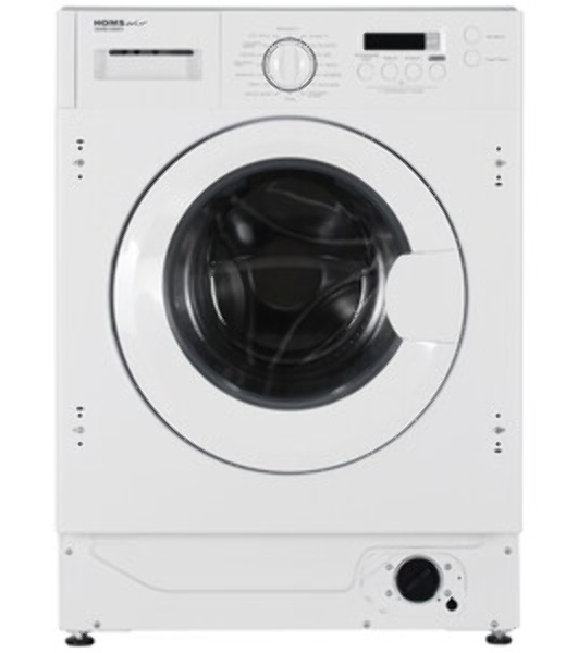 Стиральная машина встраиваемая HOMSair WMB148WH белый, загрузка фронтальная 8 кг, 1400 об/мин, класс A+++