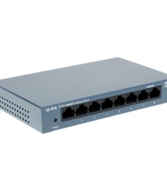 Коммутатор TP-Link LS108G 8-портовый 10/100/1000 Мбит/с настольный коммутатор SMB
