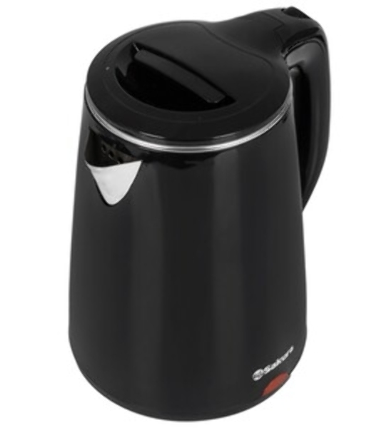 Чайник Sakura SA-2150BK 1.8 л, двойной корпус,черн д